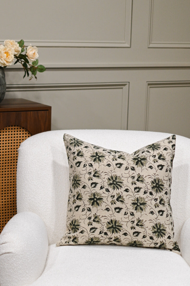 Nylah Block Print Pillow Cover