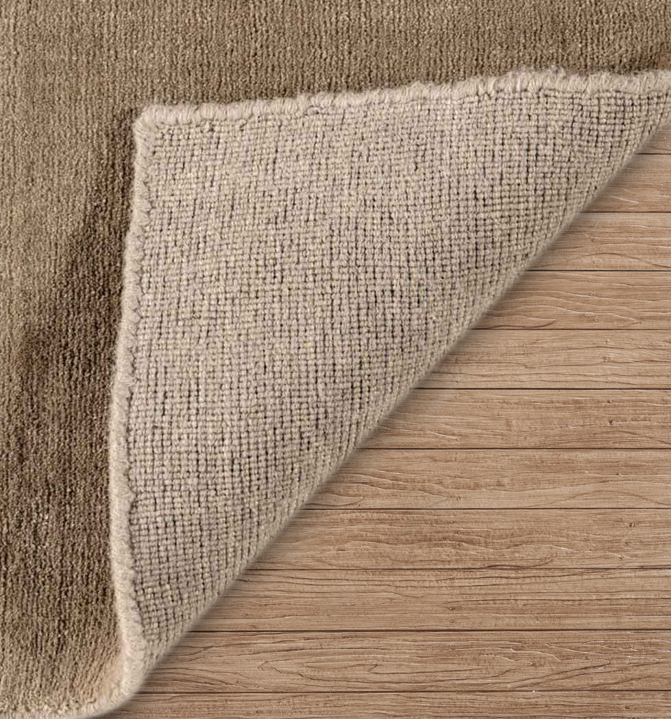 Tawny Hand-Loomed Wool Rug