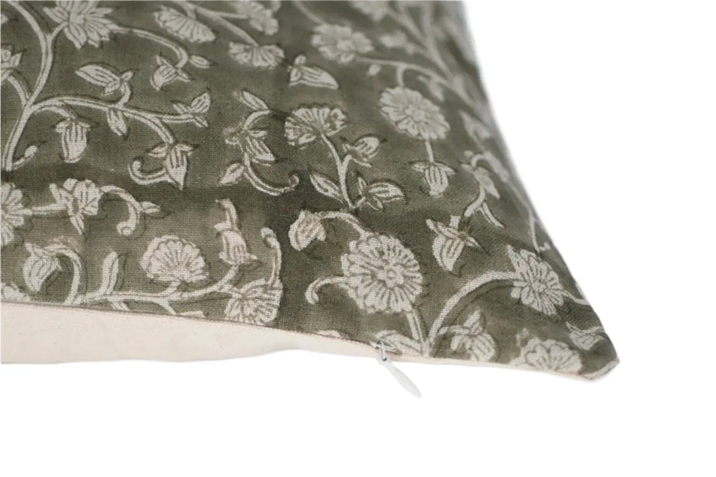 Mattie Block Print Pillow Cover - Maple Village Lane