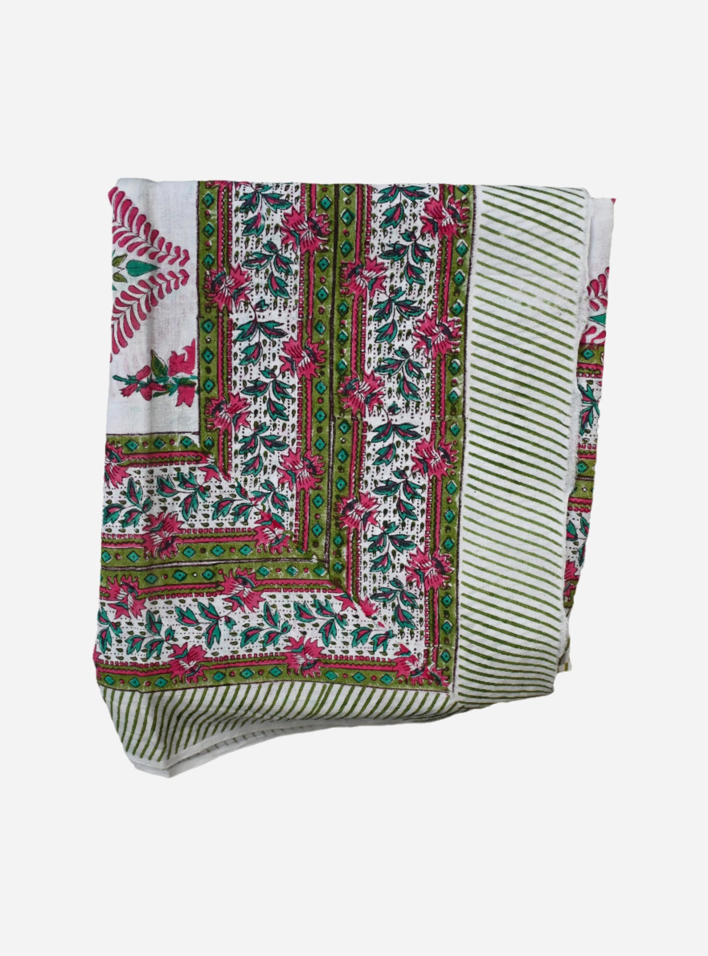 Shop Daphne Floral Block Print Tablecloth Online