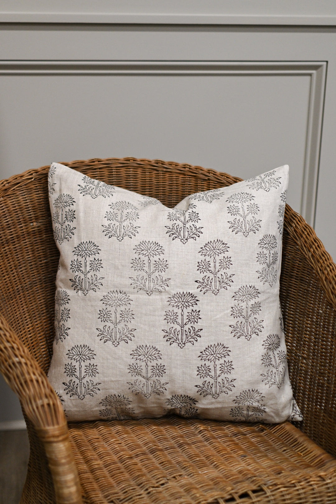 Orion Block Print Pillow Cover