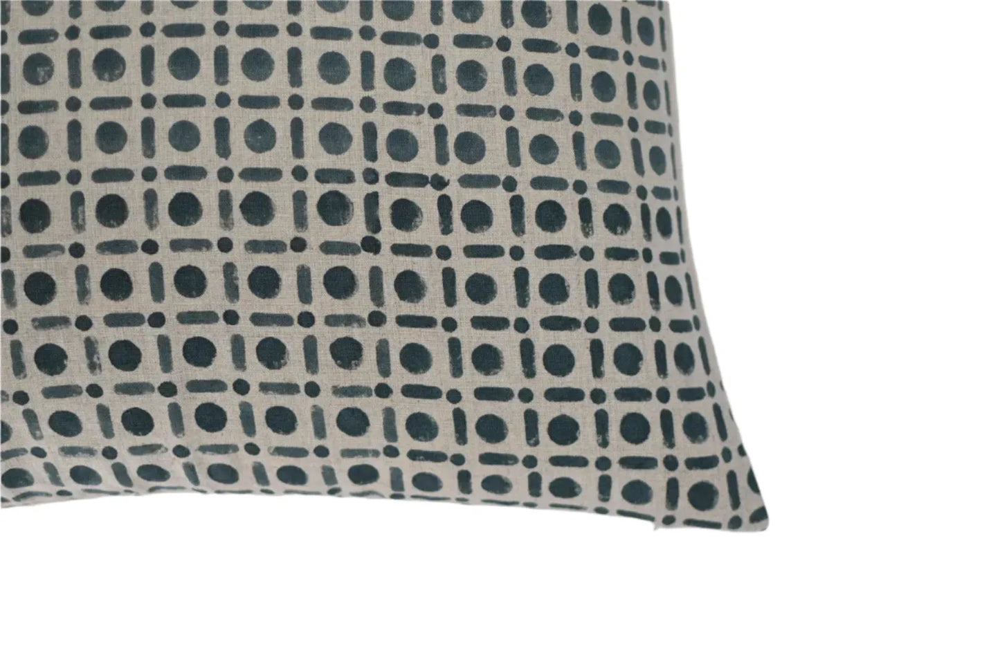 Liam Block Print Pillow Cover - Maple Village Lane