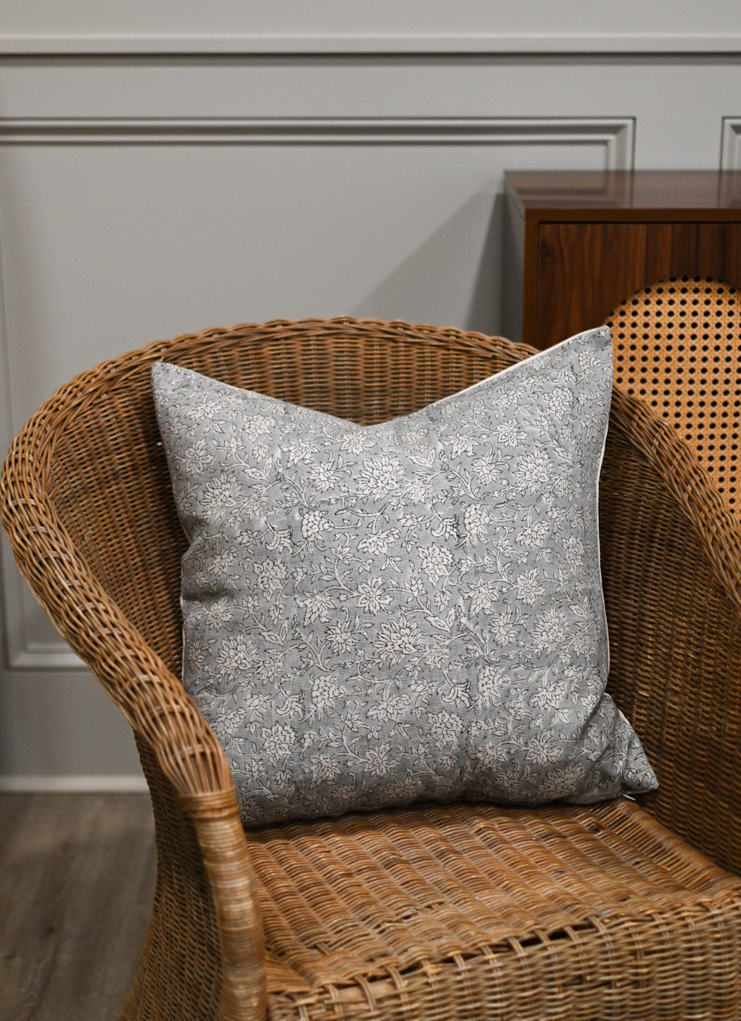 Leocadia Block Print Pillow Cover