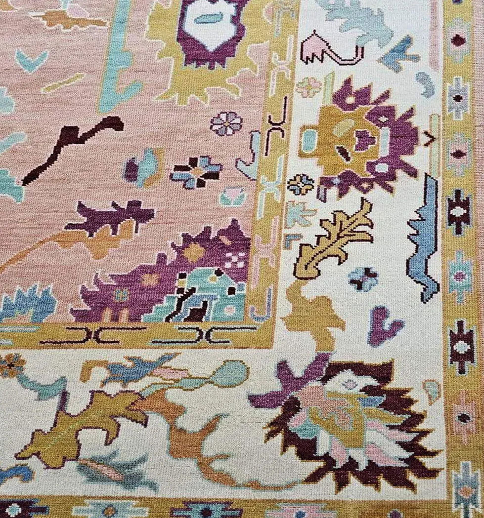 Bella Hand Knotted Oushak Rug