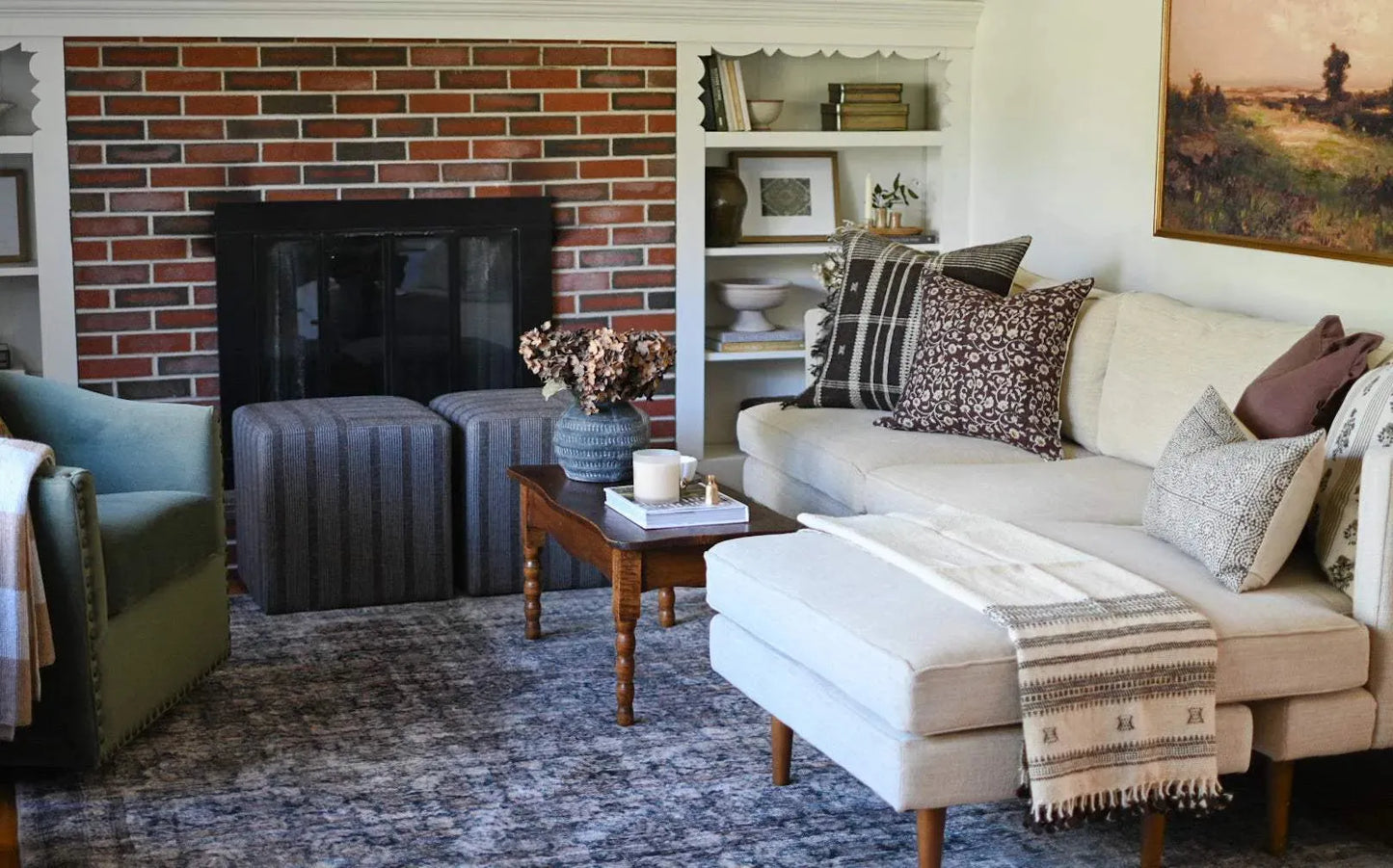 Steven Woven Pillow Cover - Maple Village Lane
