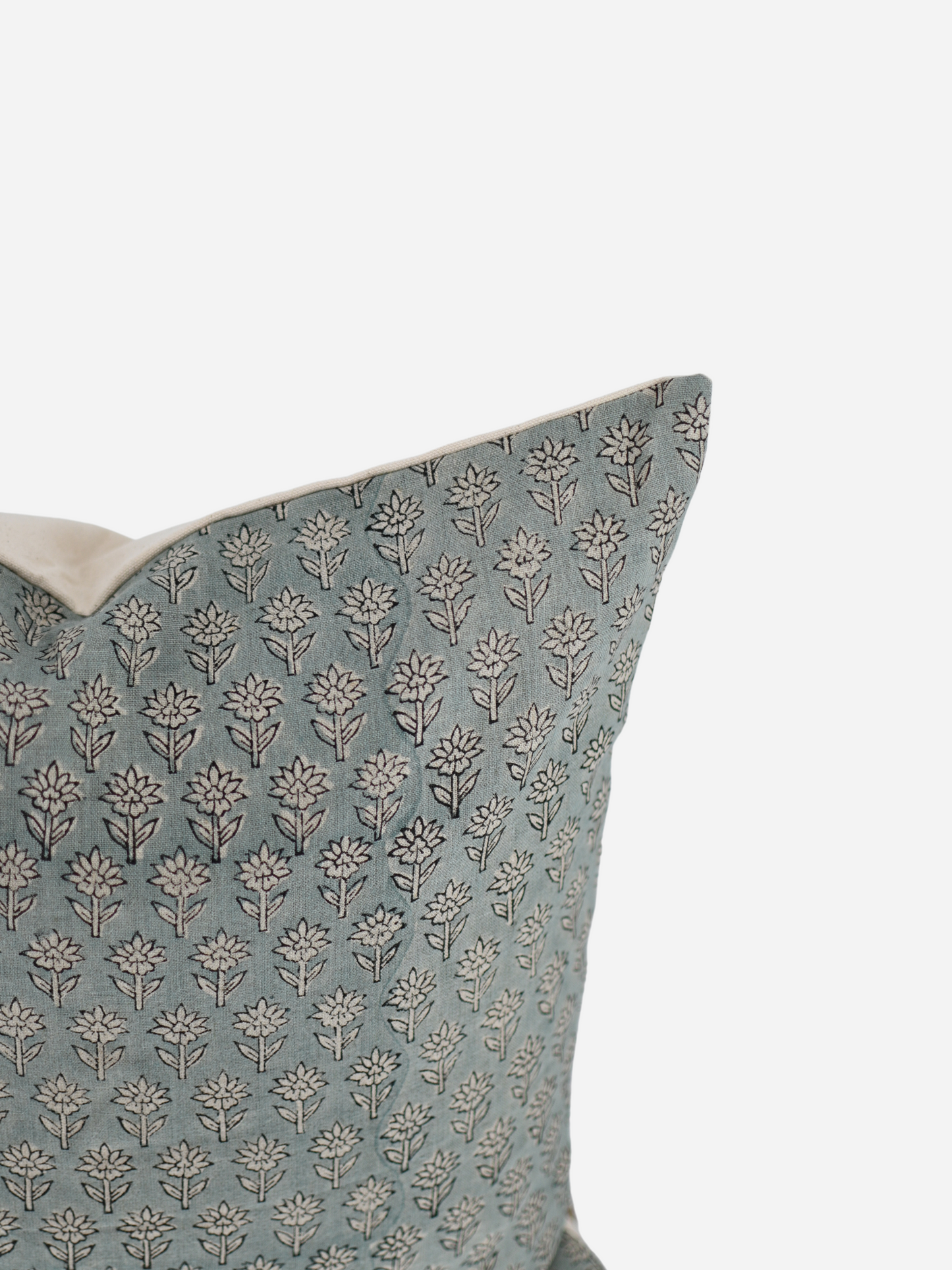 Isabeau Block Print Pillow Cover