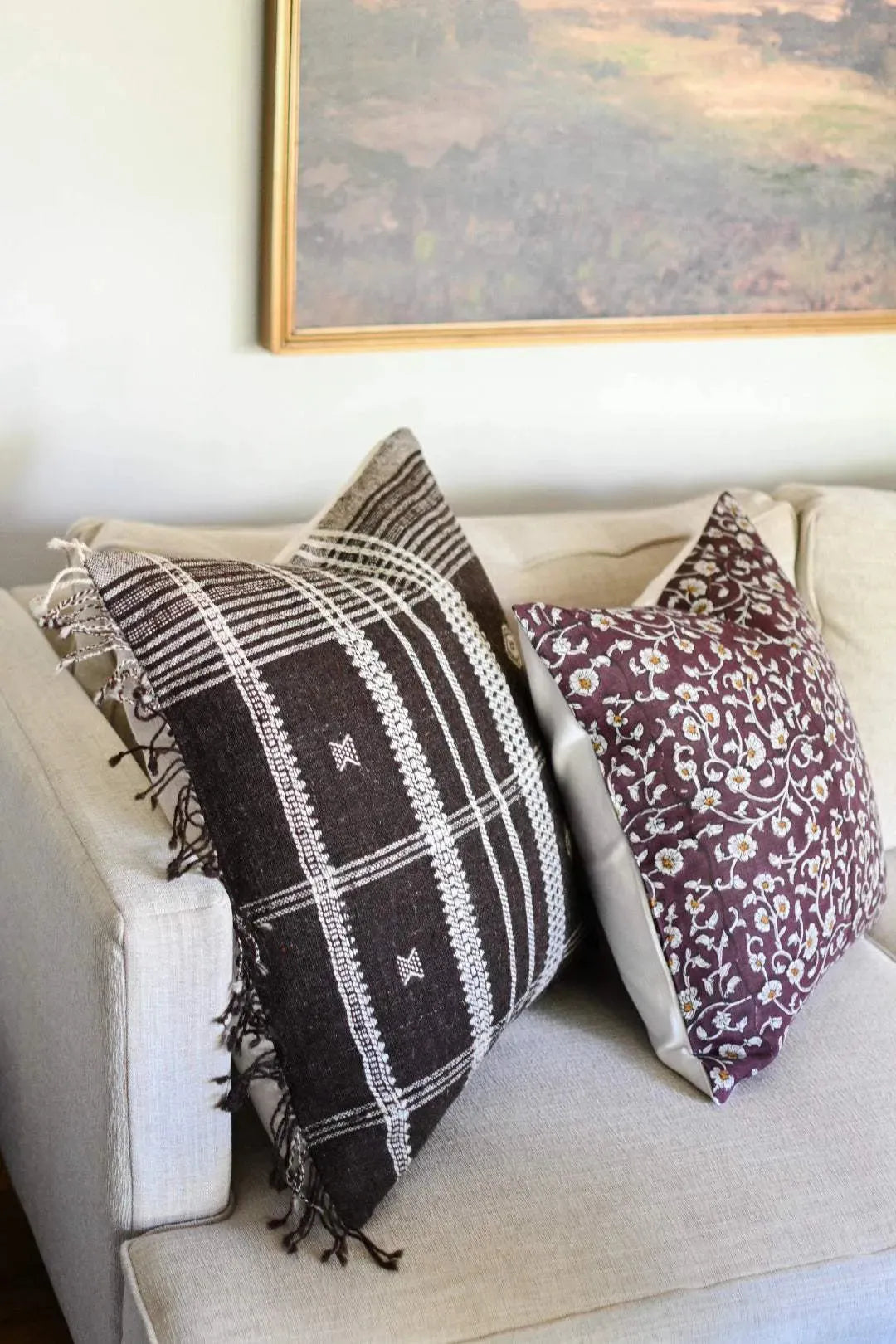 Steven Woven Pillow Cover - Maple Village Lane