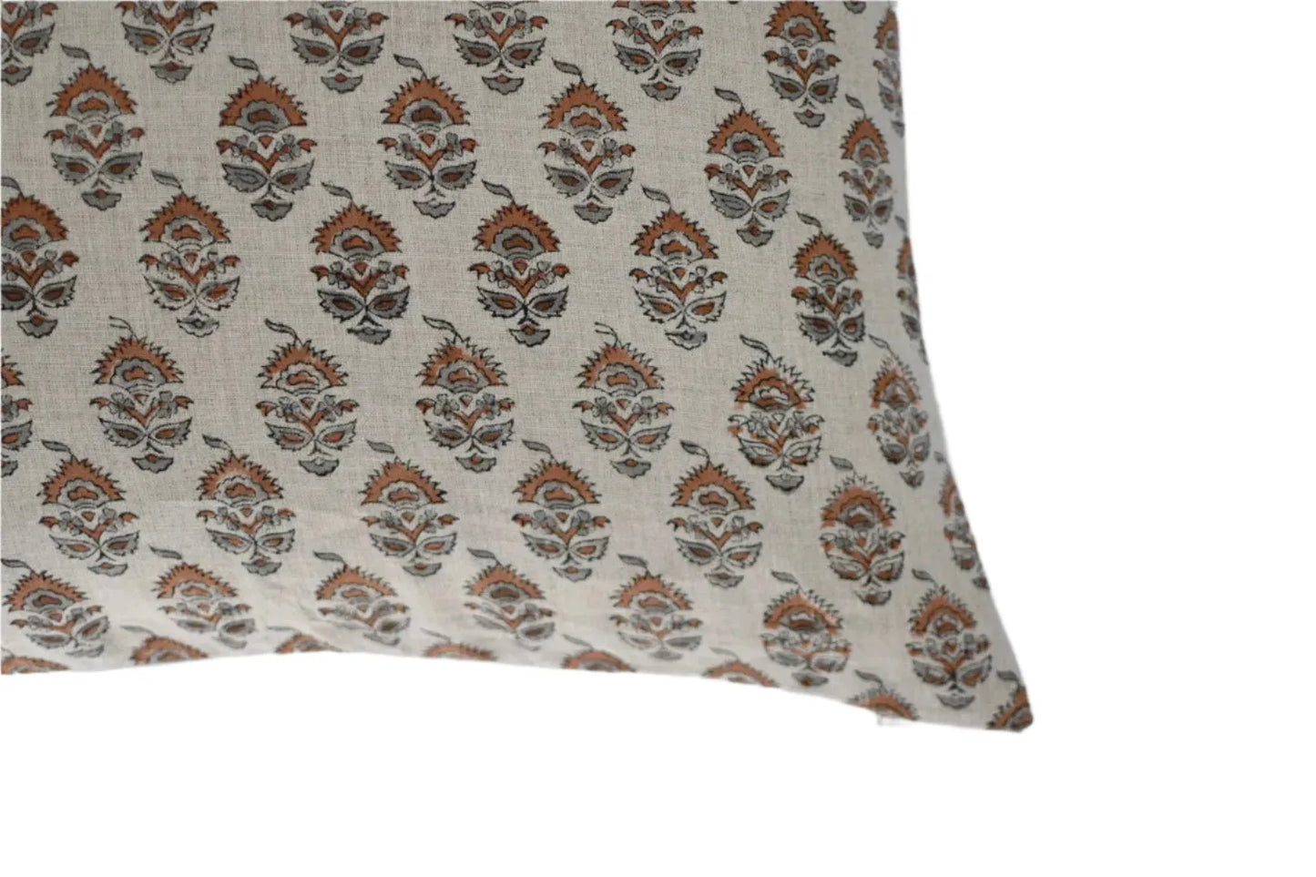 Cal Block Print Pillow Cover - Maple Village Lane