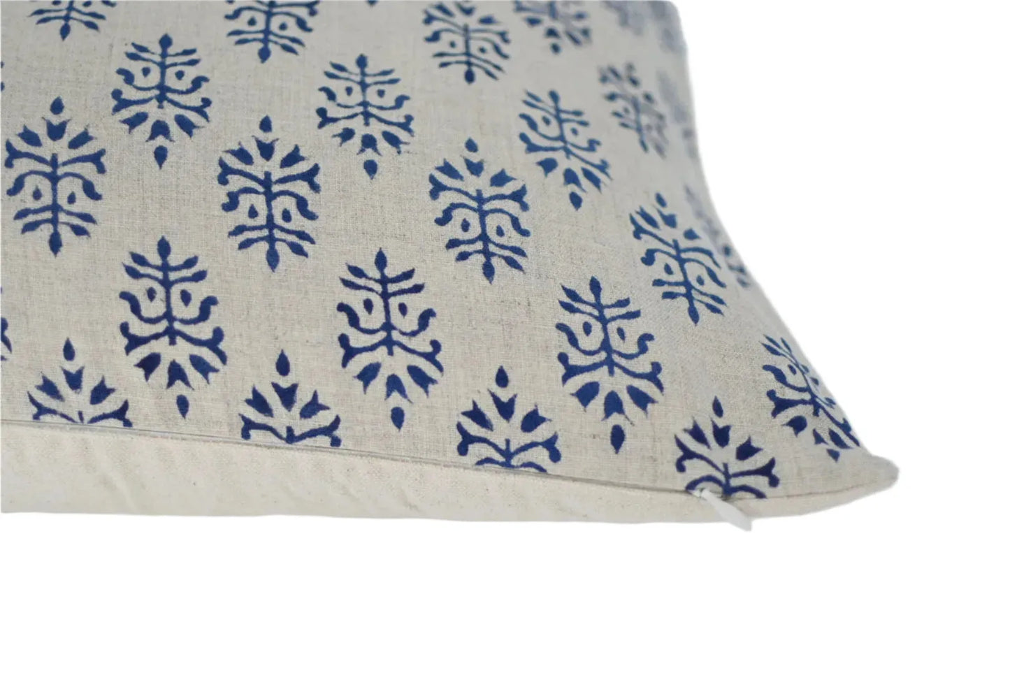 Louie Block Print Pillow Cover - Maple Village Lane