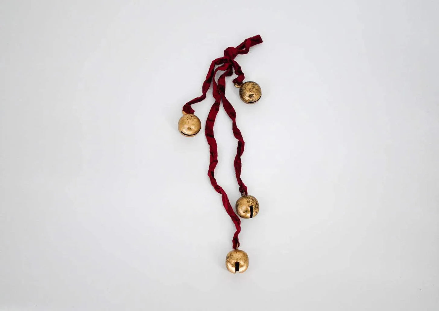 Gold Hanging Jingle Bells - Maple Village Lane