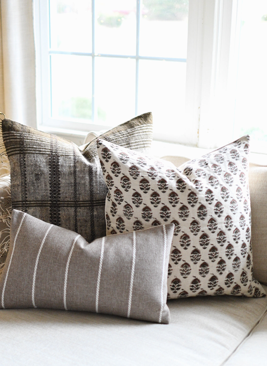 Sebastian Block Print Pillow Cover