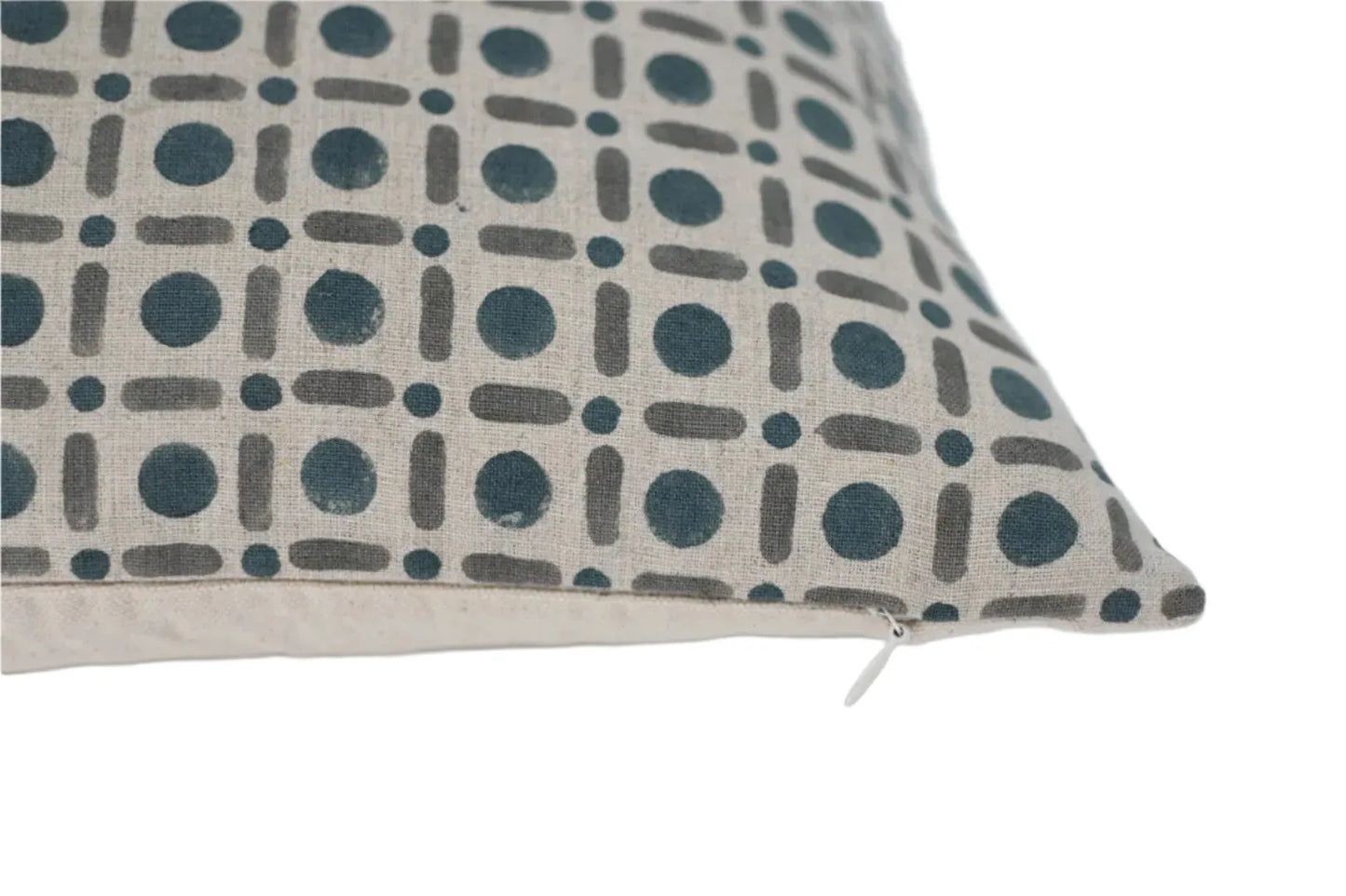 Levi Block Print Pillow Cover - Maple Village Lane