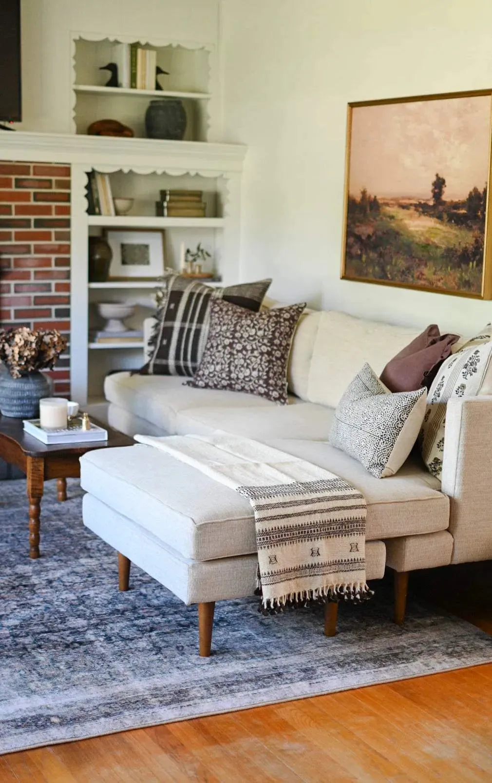 Vada Block Print Pillow Cover - Maple Village Lane