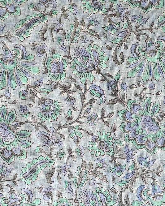 Jackson Hand Block Printed Linen Fabric