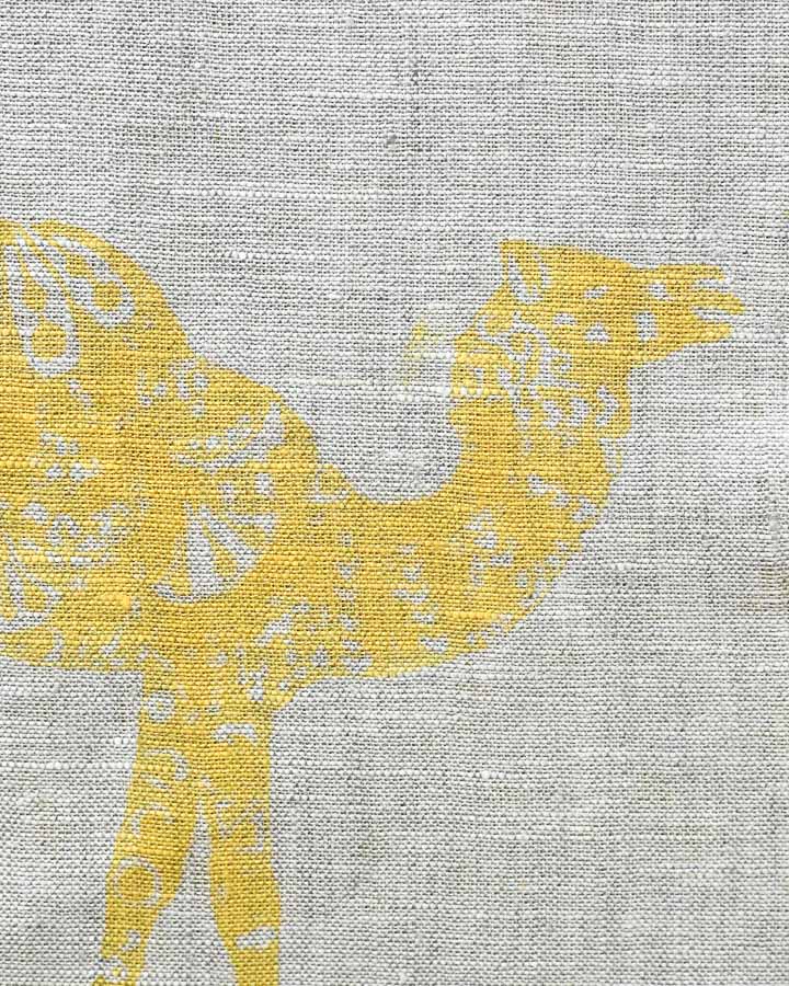 Ethen Hand Block Printed Linen Fabric