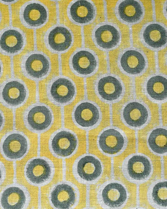 Emily Hand Block Printed Linen Fabric