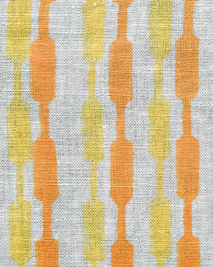 Daniel Hand Block Printed Linen Fabric