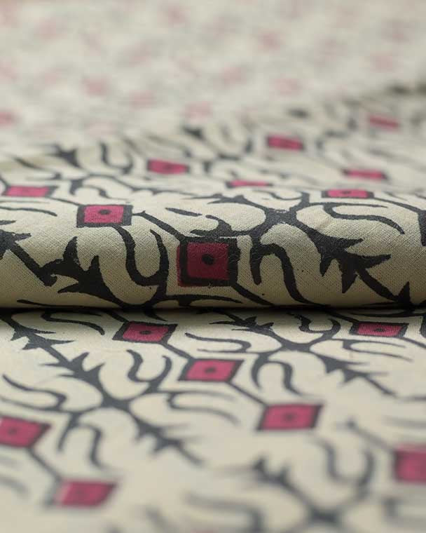 Raisa Block Print Cotton Fabric