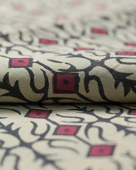 Raisa Block Print Cotton Fabric