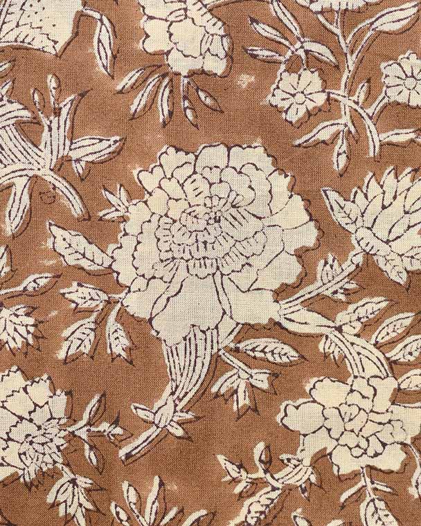 Vivian Soft Indian Cotton Block Print Fabric