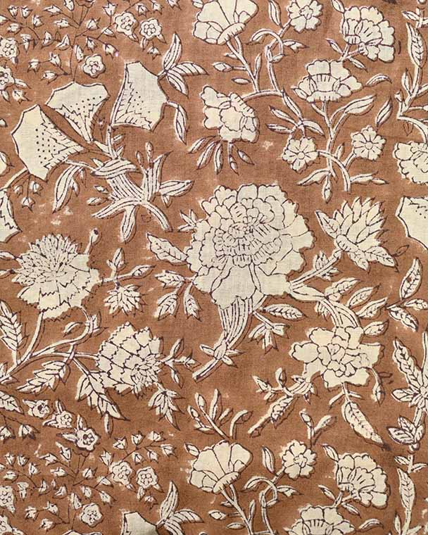 Vivian Soft Indian Cotton Block Print Fabric