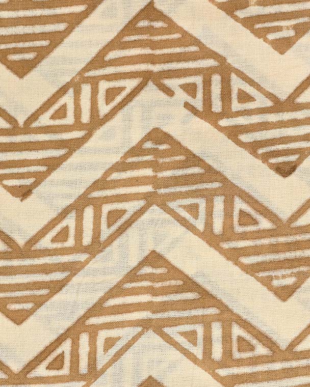 Julie Cotton Block Print Fabric by the Yard