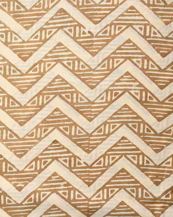 Julie Cotton Block Print Fabric by the Yard