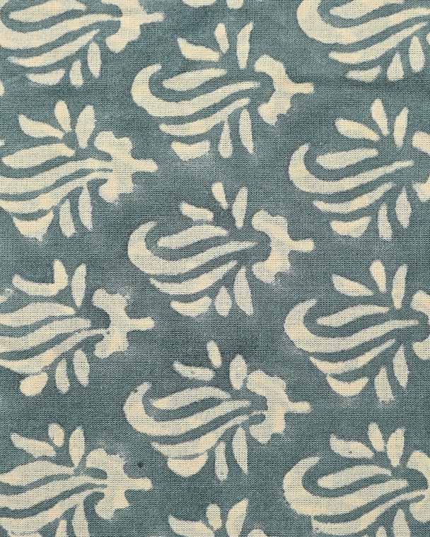 Roseline Hand Block Print Designer Floral Cotton Fabric