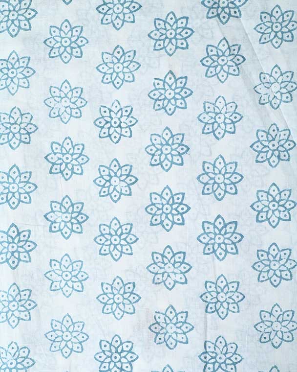 Toby Hand Block Printed Cotton Fabric