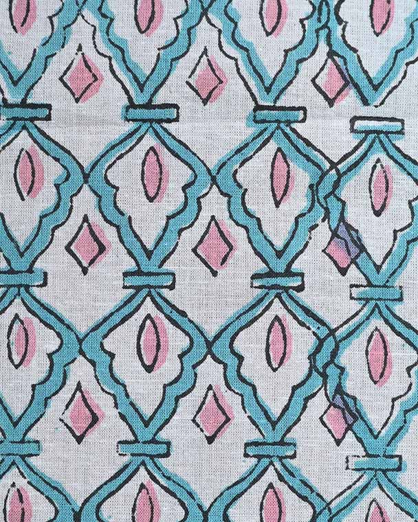 Yasmin Indian Block Printed Cotton Fabric