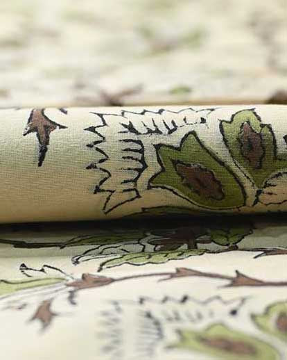 Elisa Block Print Cotton Fabric