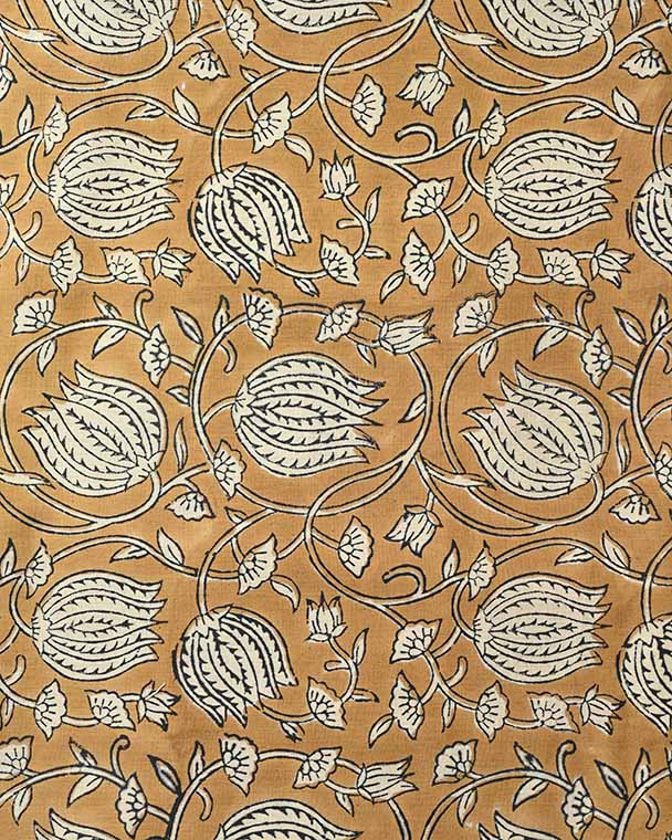 Vivienne Block Print Upholstery Cotton Fabric