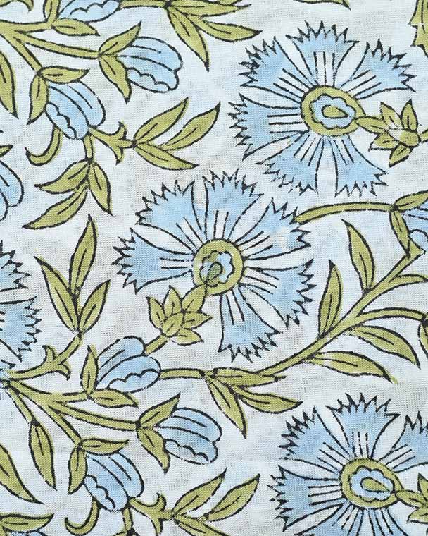 Indian Block Print, indian cotton, Hand stamped printing, by the yard, Indian Fabric, Peace Block Print Fabric, sewing and quilting fabric 5 - Maple Village Lane