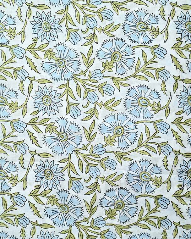 Indian Block Print, indian cotton, Hand stamped printing, by the yard, Indian Fabric, Peace Block Print Fabric, sewing and quilting fabric 5 - Maple Village Lane