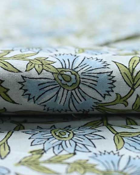 Indian Block Print, indian cotton, Hand stamped printing, by the yard, Indian Fabric, Peace Block Print Fabric, sewing and quilting fabric 5 - Maple Village Lane