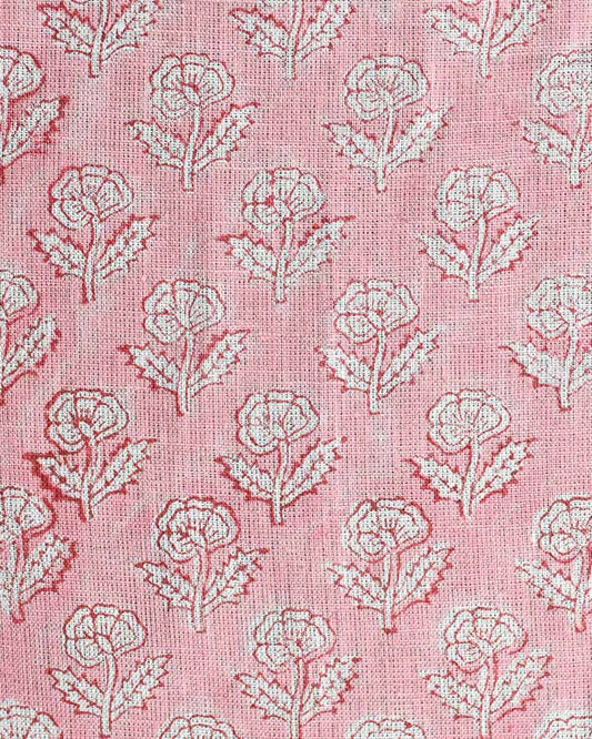 Tyler Hand Block Printed Linen Fabric