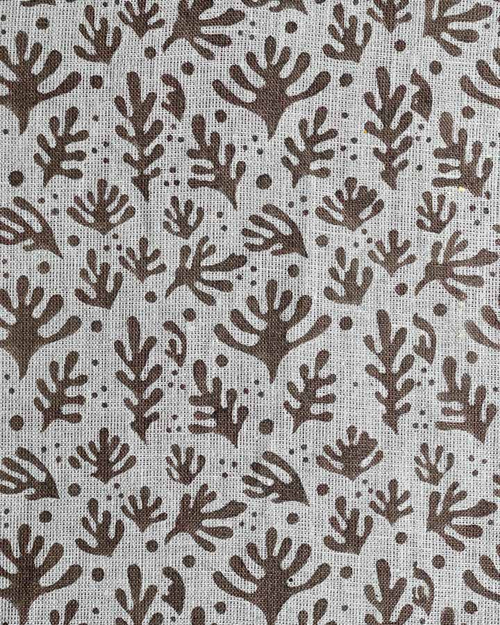 Ryder Hand Block Printed Linen Fabric
