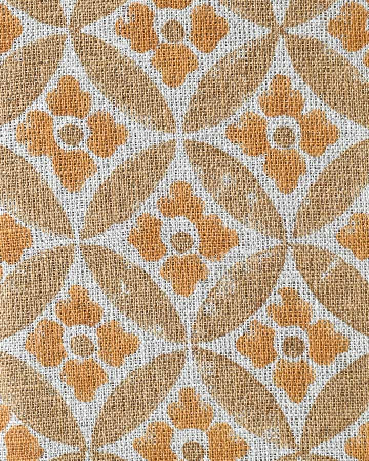 Brooklyn Hand Block Printed Linen Fabric