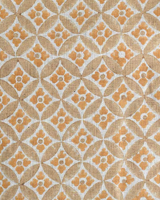 Brooklyn Hand Block Printed Linen Fabric