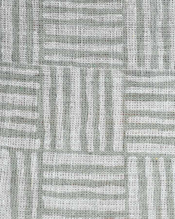 Dylan Hand Block Printed Linen Fabric