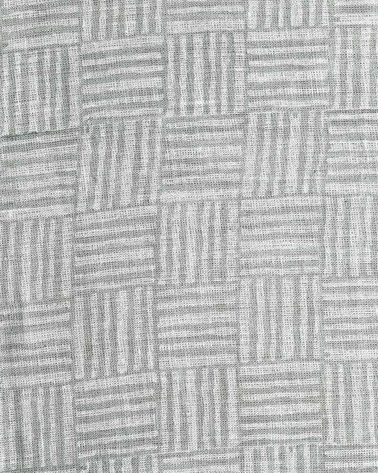 Dylan Hand Block Printed Linen Fabric