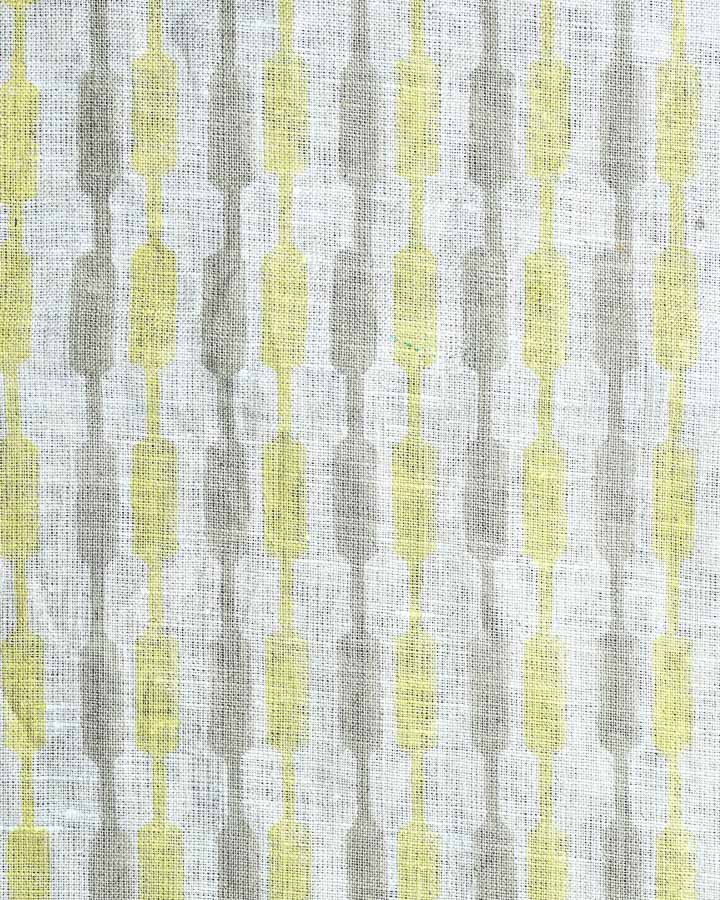 Vincent Hand Block Printed Linen Fabric