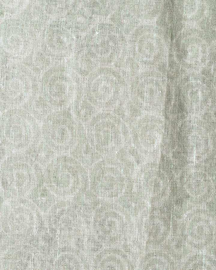 Amaryllis Hand Block Printed Linen Fabric