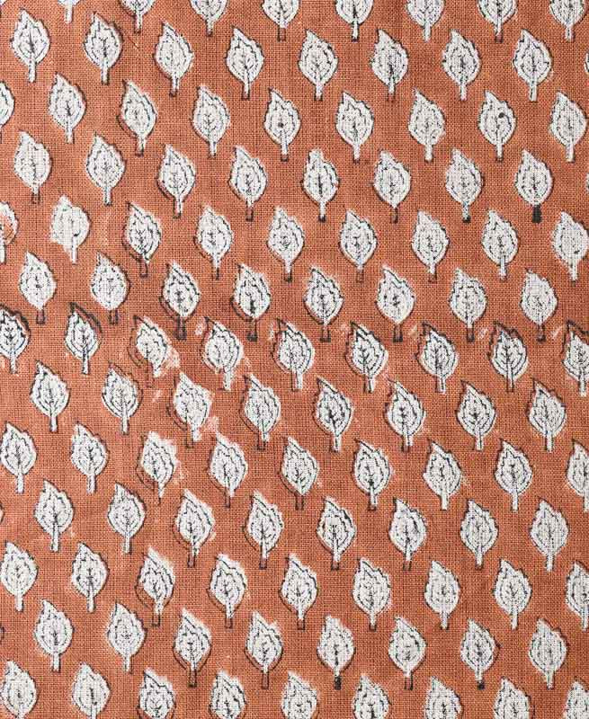 Rolly Block Printed Linen Fabric