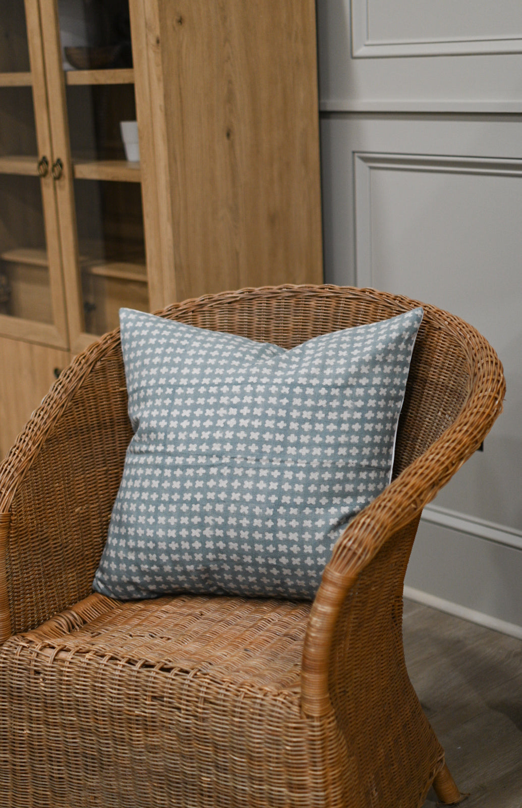 Andy Block Print Cushion Cover