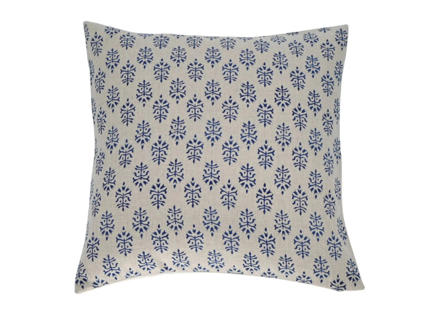 Louie Block Print Pillow Cover - Maple Village Lane