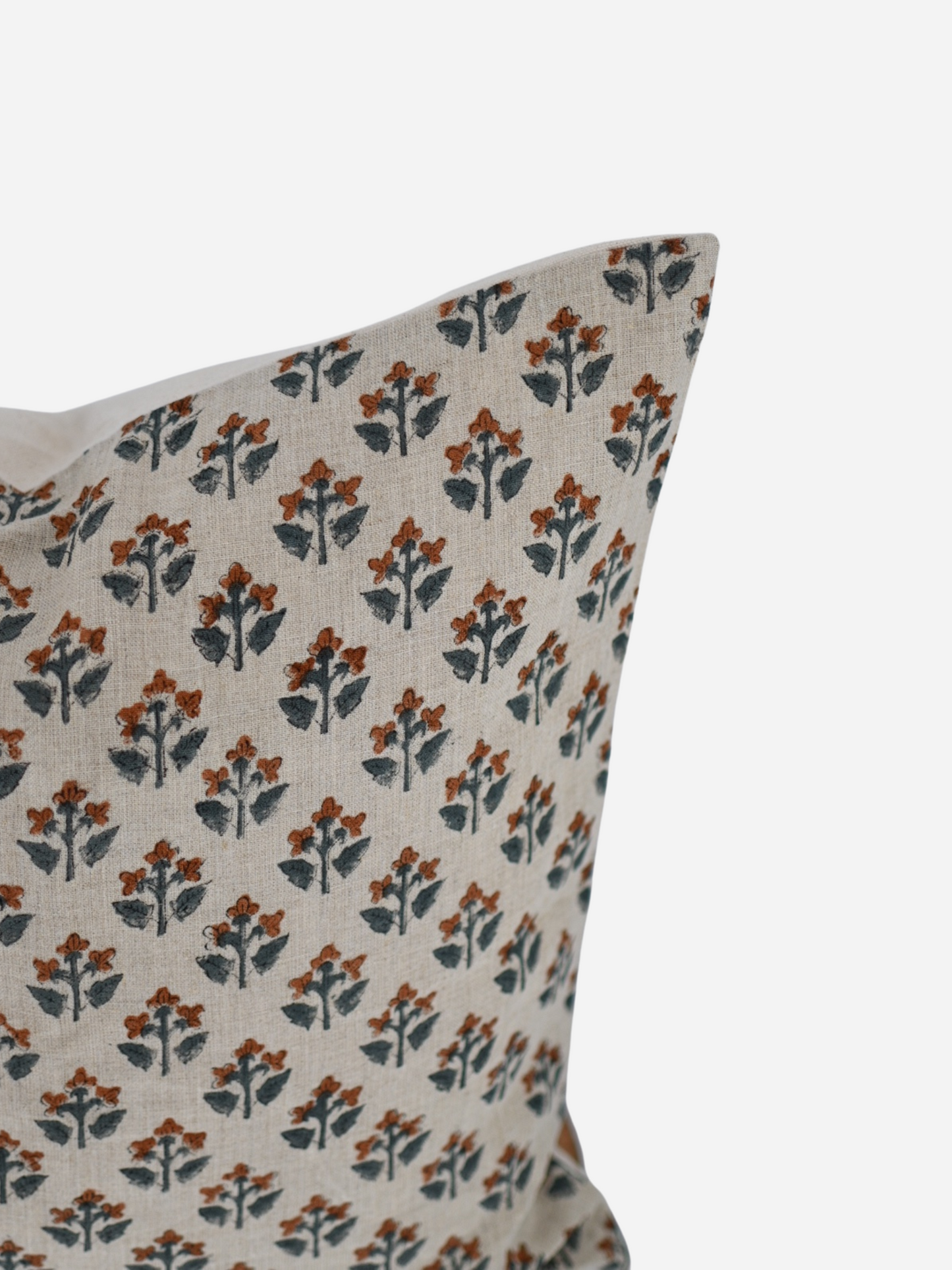 Block Print Pillow Cover