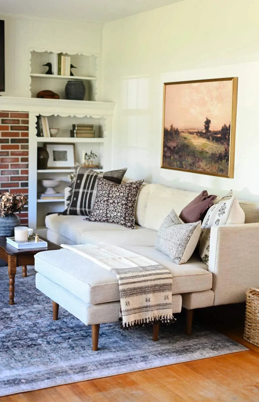 Vada Block Print Pillow Cover - Maple Village Lane