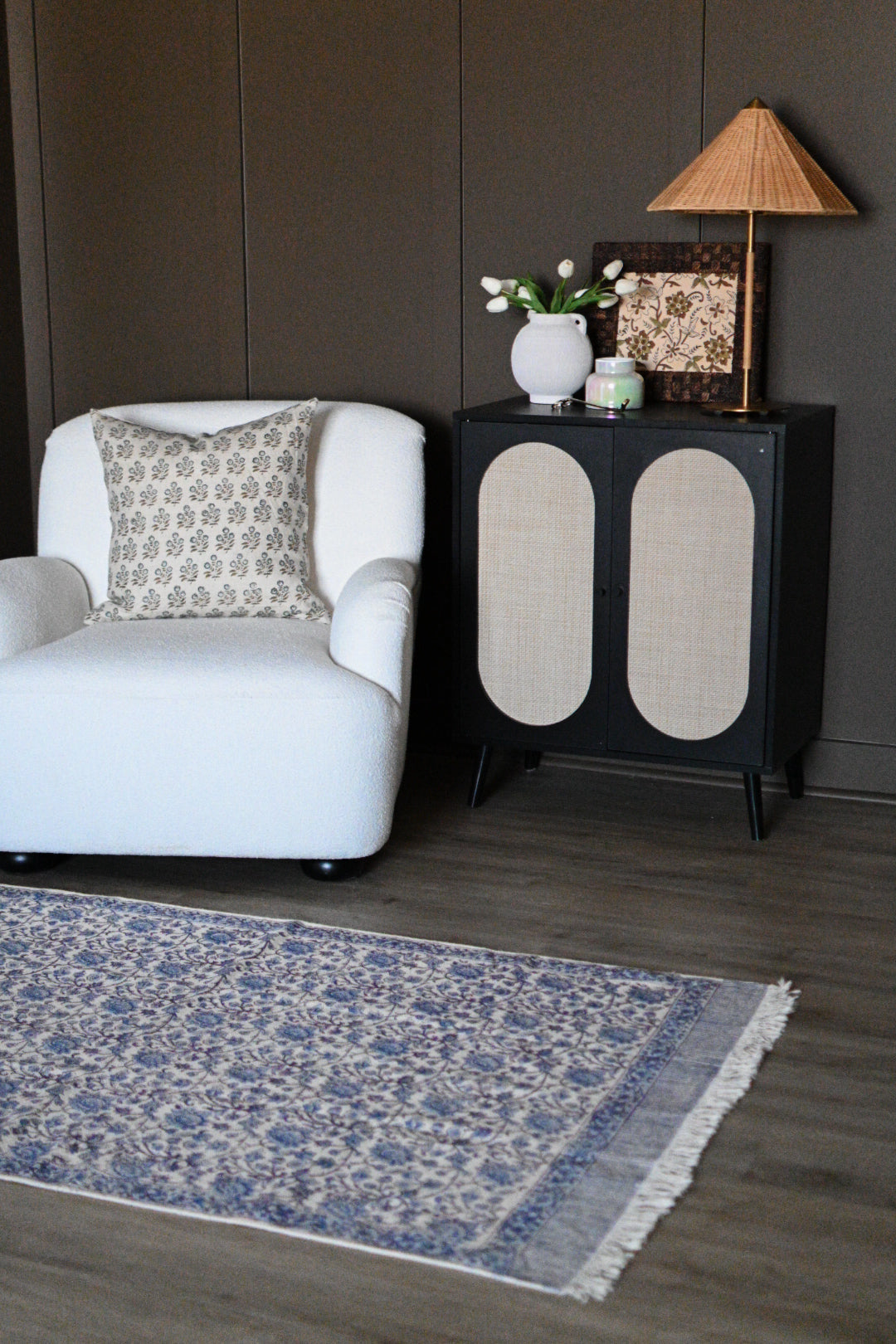 Briannah Block Print Pillow Cover