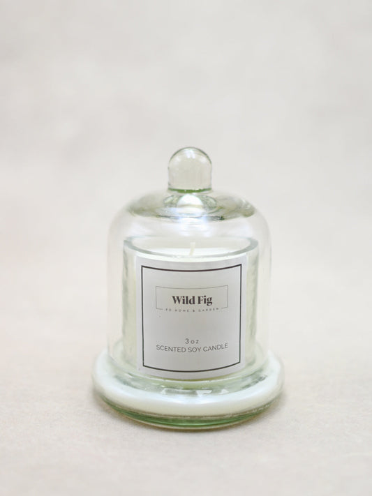 Wild Fig Cloche Candle